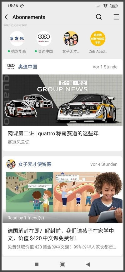 WeChat Service Account